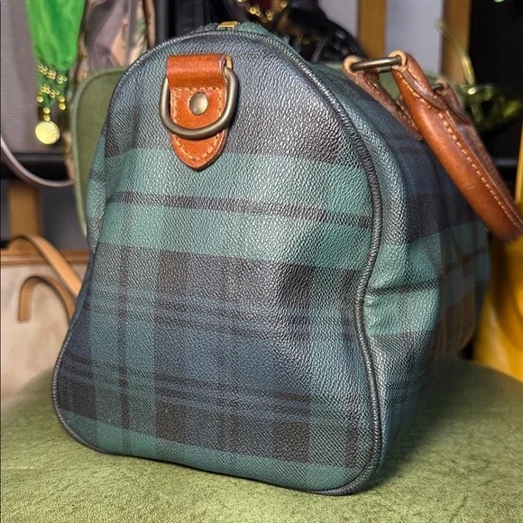 Vintage Polo Ralph Lauren Boston Bag Plaid - Picture 4 of 13